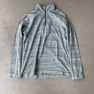 Lululemon Men's 1/2 Zip Long Sleeve Pullover Blue Multicolor Size XL